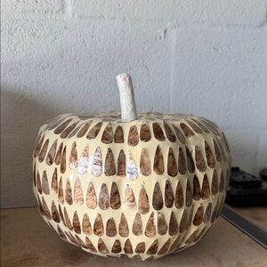 Artistic Cream and Brown Home Sculpture